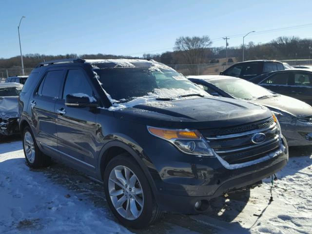 1FMHK8F81CGA91909 - 2012 FORD EXPLORER L BLACK photo 1