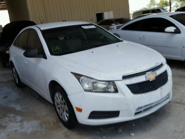 1G1PC5SH5B7251153 - 2011 CHEVROLET CRUZE LS WHITE photo 1