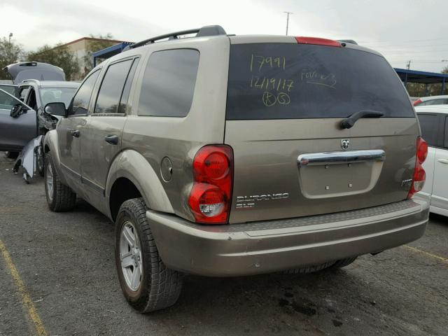 1D4HD48296F106122 - 2006 DODGE DURANGO SL GOLD photo 3