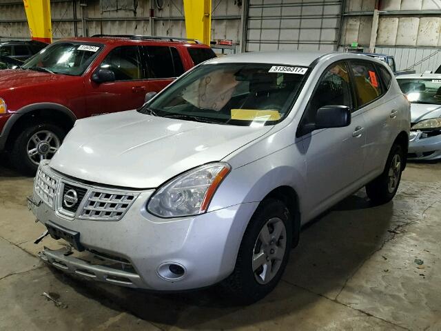 JN8AS58V89W181634 - 2009 NISSAN ROGUE S SILVER photo 2