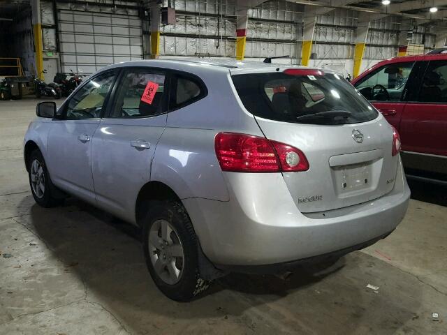 JN8AS58V89W181634 - 2009 NISSAN ROGUE S SILVER photo 3