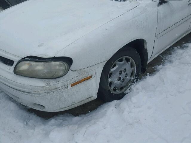 1G3NB52JXX6325569 - 1999 OLDSMOBILE CUTLASS GL WHITE photo 9