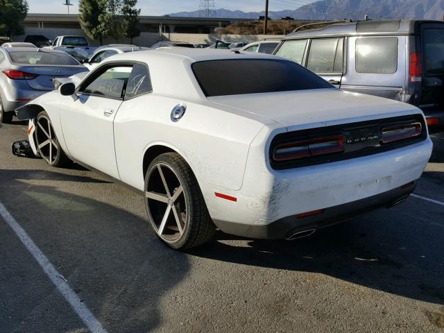 2C3CDZAG8FH850498 - 2015 DODGE CHALLENGER WHITE photo 3