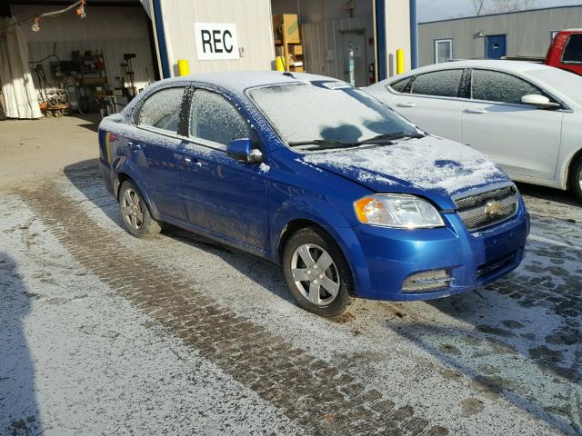 KL1TD5DEXAB094437 - 2010 CHEVROLET AVEO LS BLUE photo 1