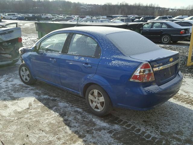 KL1TD5DEXAB094437 - 2010 CHEVROLET AVEO LS BLUE photo 3