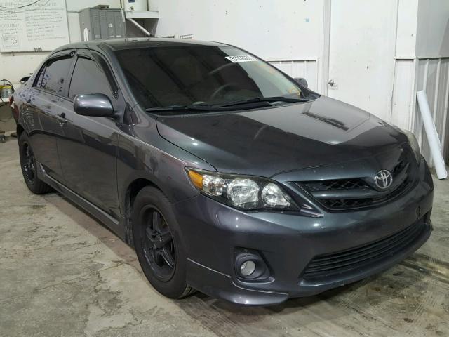 2T1BU4EE9BC575425 - 2011 TOYOTA COROLLA BA CHARCOAL photo 1