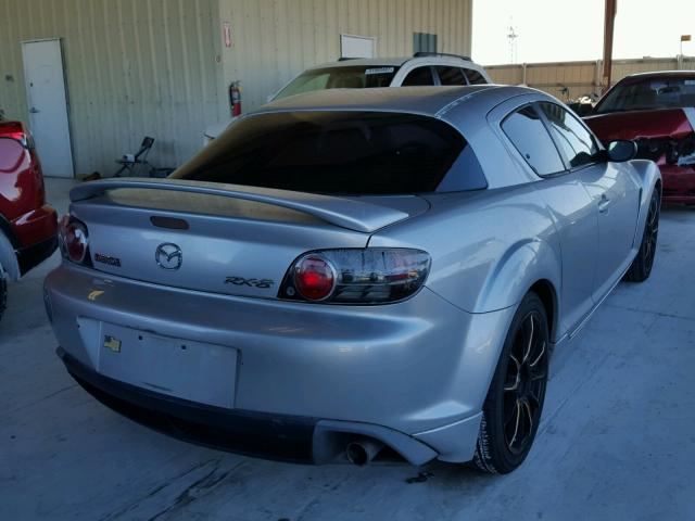 JM1FE173750154259 - 2005 MAZDA RX8 SILVER photo 4