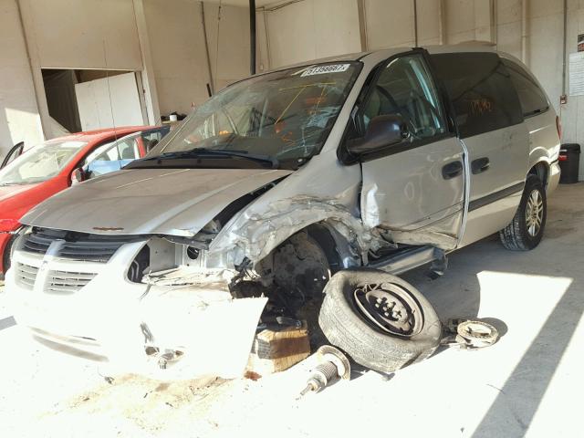 1D4GP24R46B593098 - 2006 DODGE GRAND CARA SILVER photo 2