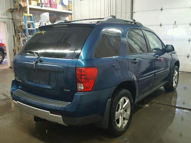 2CKDL73F666164217 - 2006 PONTIAC TORRENT BLUE photo 4