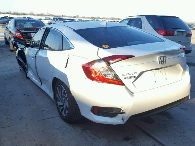 19XFC2F72HE076677 - 2017 HONDA CIVIC EX WHITE photo 3