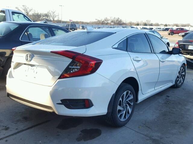 19XFC2F72HE076677 - 2017 HONDA CIVIC EX WHITE photo 4