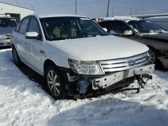 1FAHP27W88G154582 - 2008 FORD TAURUS SEL WHITE photo 1