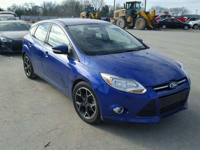 1FADP3K27EL447420 - 2014 FORD FOCUS SE BLUE photo 1