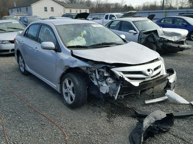 2T1BU4EE0BC554396 - 2011 TOYOTA COROLLA BA SILVER photo 1