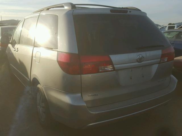 5TDZA23CX5S225262 - 2005 TOYOTA SIENNA CE SILVER photo 3