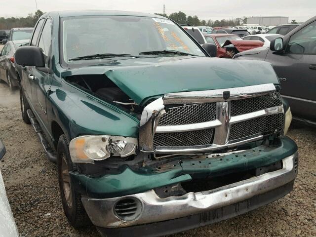 1D7HA18Z93S129474 - 2003 DODGE RAM 1500 S GREEN photo 1