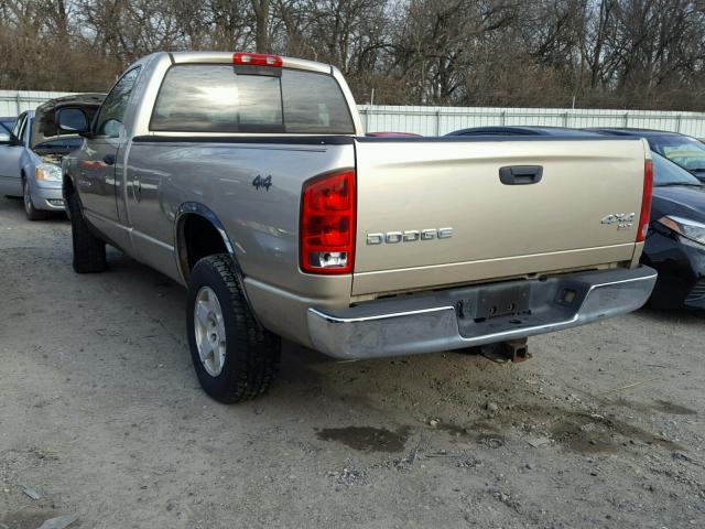 1D7HU16D94J217897 - 2004 DODGE RAM 1500 S TAN photo 3