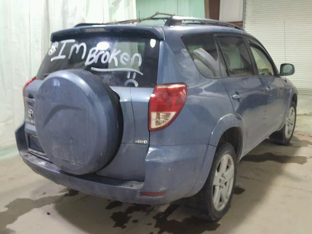 JTMBD32VX75088205 - 2007 TOYOTA RAV4 SPORT BLUE photo 4