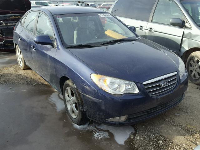 KMHDU46D69U595087 - 2009 HYUNDAI ELANTRA GL BLUE photo 1