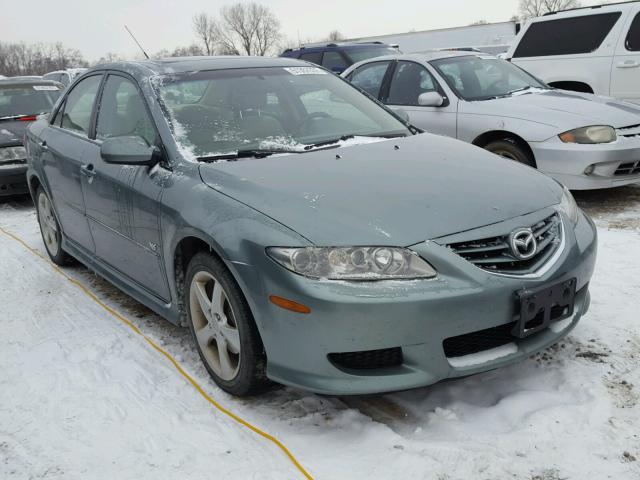 1YVHP80D555M16792 - 2005 MAZDA 6 S GREEN photo 1