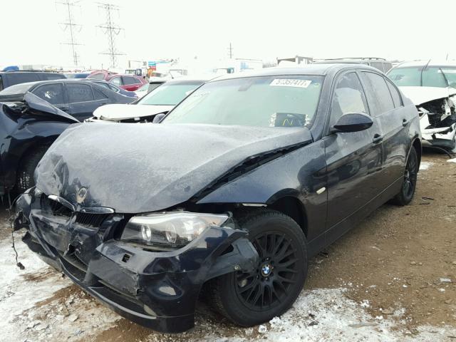 WBAVD13546KV11194 - 2006 BMW 325 XI BLUE photo 2