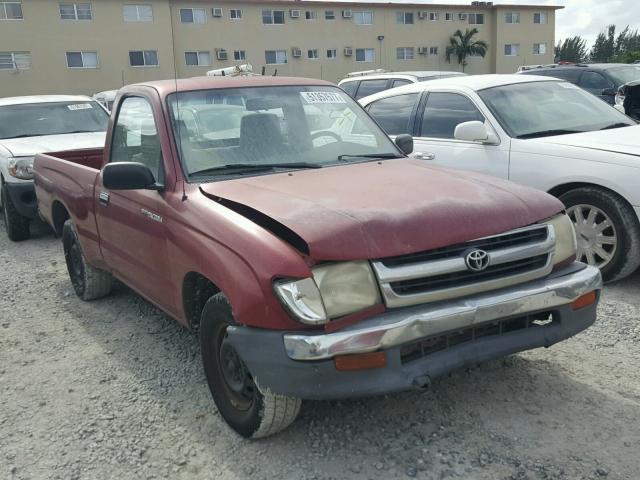 4TANL42N4WZ136242 - 1998 TOYOTA TACOMA RED photo 1