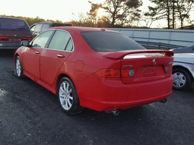 JH4CL96876C033525 - 2006 ACURA TSX RED photo 3