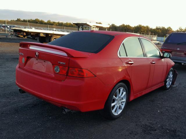 JH4CL96876C033525 - 2006 ACURA TSX RED photo 4