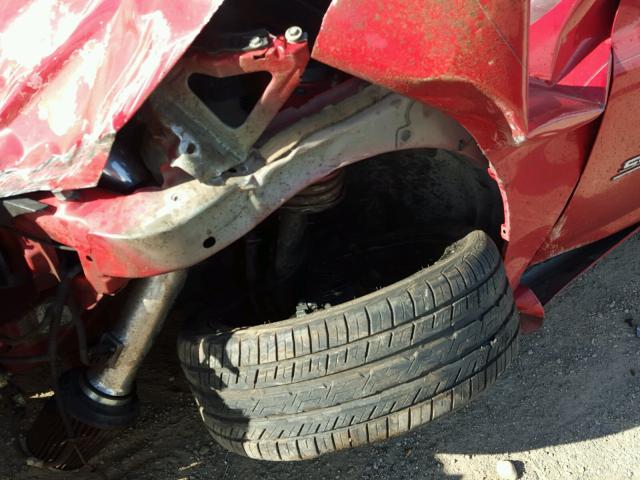 1G1AP12P557646013 - 2005 CHEVROLET COBALT SS RED photo 9