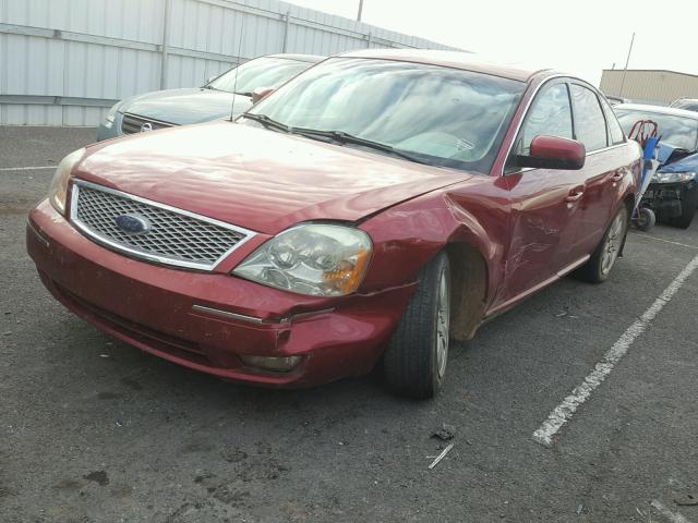 1FAHP24187G121895 - 2007 FORD FIVE HUNDR RED photo 2