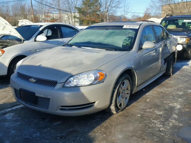 2G1WG5E37C1178625 - 2012 CHEVROLET IMPALA LT SILVER photo 2