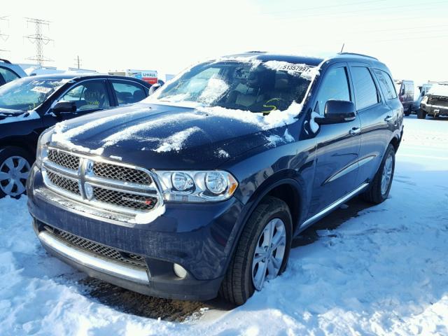 1C4RDJDG5DC666137 - 2013 DODGE DURANGO CR BLACK photo 2