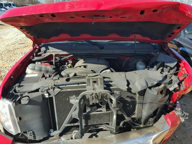 1GCEC14J87Z524525 - 2007 CHEVROLET SILVERADO RED photo 7