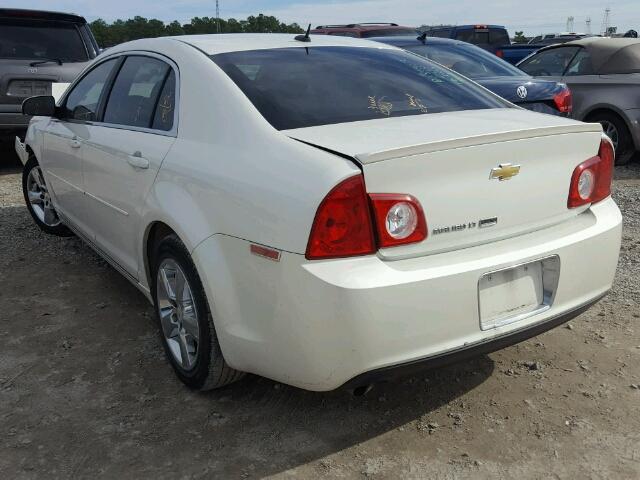 1G1ZC5EB2AF284115 - 2010 CHEVROLET MALIBU 1LT WHITE photo 3