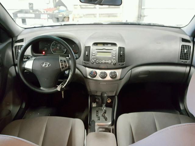 KMHDU4AD8AU108340 - 2010 HYUNDAI ELANTRA BL BLUE photo 9