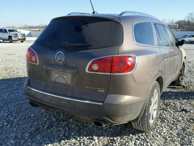 5GAER23708J103359 - 2008 BUICK ENCLAVE CX BROWN photo 4