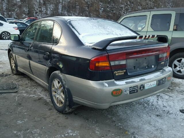 4S3BE686117211867 - 2001 SUBARU LEGACY OUT BLACK photo 3