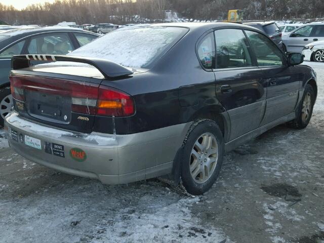 4S3BE686117211867 - 2001 SUBARU LEGACY OUT BLACK photo 4