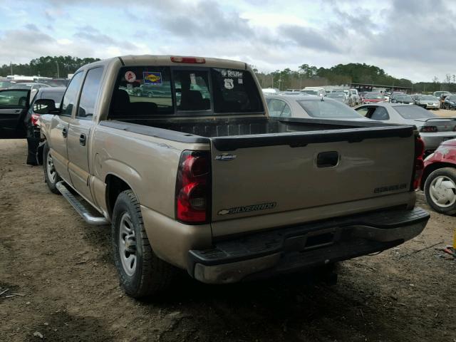 2GCEC13T751281878 - 2005 CHEVROLET SILVERADO GOLD photo 3