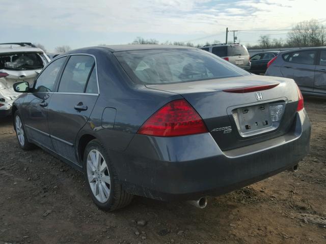 1HGCM664X7A094845 - 2007 HONDA ACCORD SE GRAY photo 3