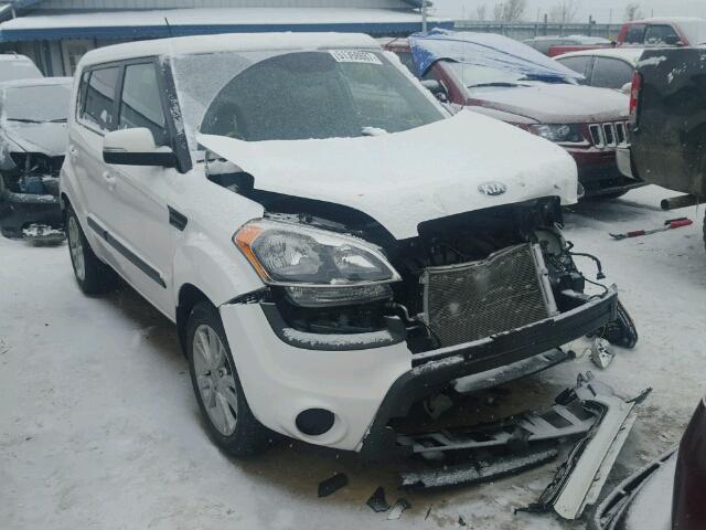 KNDJT2A67D7588020 - 2013 KIA SOUL + WHITE photo 1