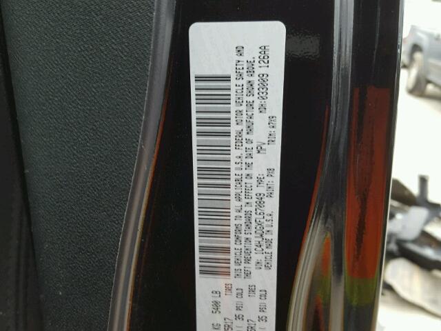 1C4HJWDGXFL670849 - 2015 JEEP WRANGLER U BLACK photo 10