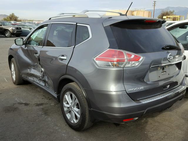 5N1AT2MT5FC833615 - 2015 NISSAN ROGUE S GRAY photo 3