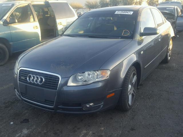 WAUDF78E26A213010 - 2006 AUDI A4 2.0T QU GRAY photo 2