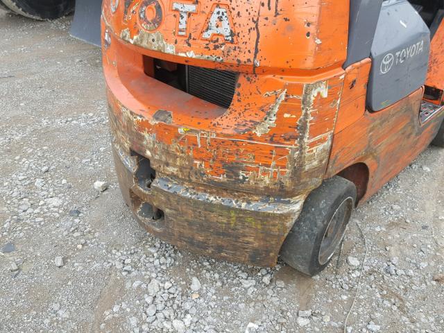 83653 - 2004 TOYOTA FORKLIFT ORANGE photo 9