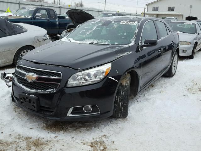 1G11F5RR4DF121305 - 2013 CHEVROLET MALIBU 2LT BLACK photo 2