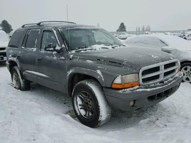 1B4HS48NX2F158959 - 2002 DODGE DURANGO SL GRAY photo 1