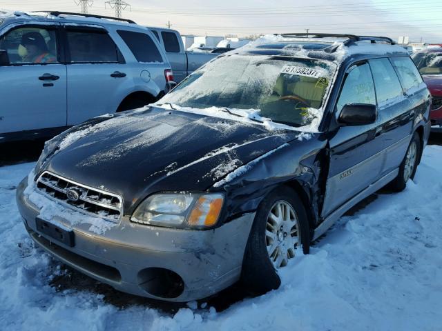 4S3BH806127666699 - 2002 SUBARU LEGACY OUT BLACK photo 2