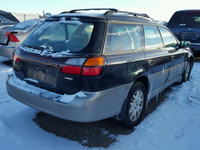 4S3BH806127666699 - 2002 SUBARU LEGACY OUT BLACK photo 4