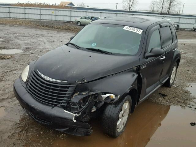 3C4FY58B14T359162 - 2004 CHRYSLER PT CRUISER BLACK photo 2